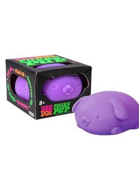 🆕 NEW - RARE 💜 NeeDoh Funky Pup Squishy by Schylling 🐶✨ 🔥 VIRAL on TikTok!